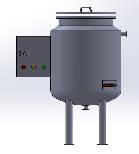 Ribbon Blender Mixer Alternate View